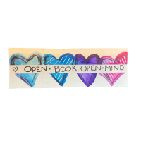 Bookmark - Open Book, Open Mind